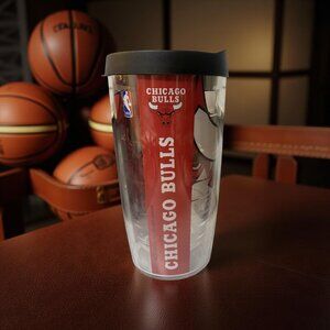 Tervis 16 oz Travel Tumbler – Chicago Bulls | NBA Official Licensed Mug with Lid